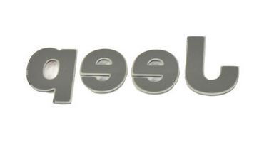 Mopar 68228508AB Jeep Nameplate Grille Emblem