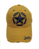 Jeep Distressed 3D Star Cap Baseball Hat